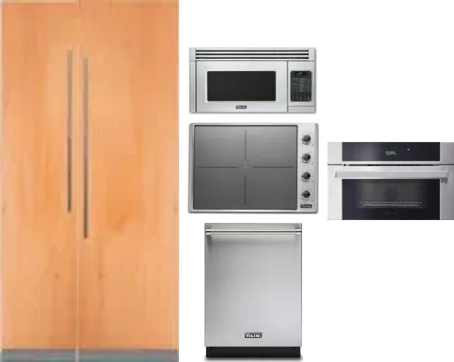 6 Piece Package Includes Refrigerator, Freezer, Cooktop, Wall Oven, Microwave And Dishwasher