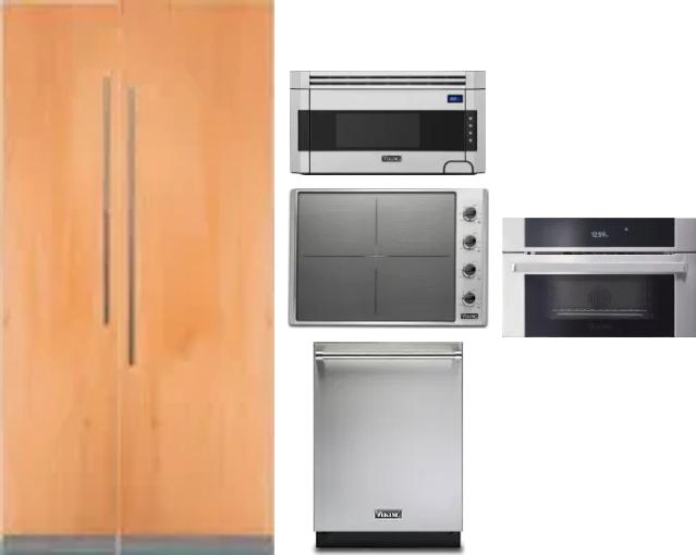 6 Piece Package Includes Refrigerator, Freezer, Cooktop, Wall Oven, Microwave And Dishwasher
