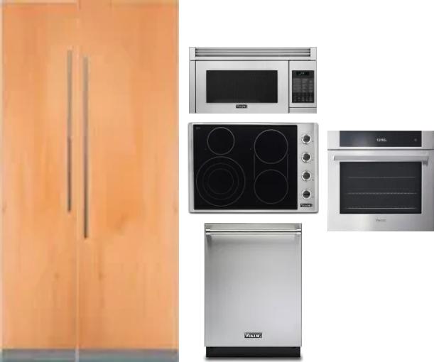 6 Piece Package Includes Refrigerator, Freezer, Cooktop, Wall Oven, Microwave And Dishwasher
