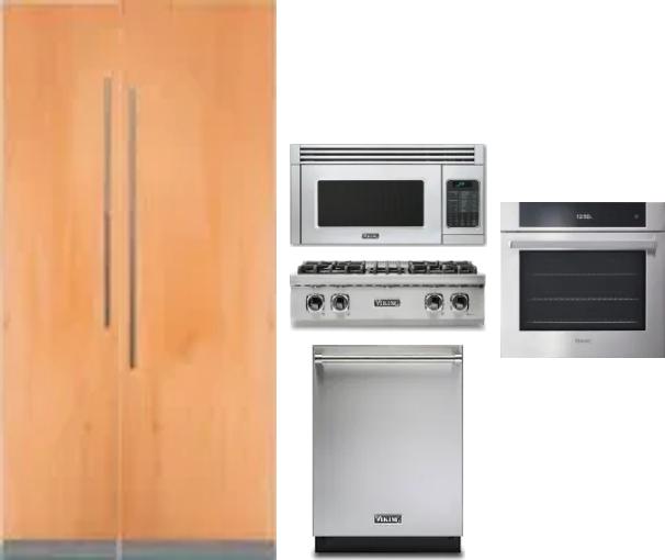 6 Piece Package Includes Refrigerator, Freezer, Cooktop, Wall Oven, Microwave And Dishwasher