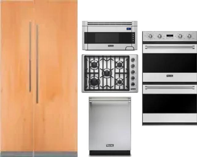 6 Piece Package Includes Refrigerator, Freezer, Cooktop, Wall Oven, Microwave And Dishwasher