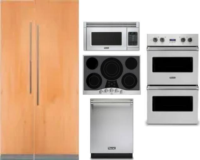 6 Piece Package Includes Refrigerator, Freezer, Cooktop, Wall Oven, Microwave And Dishwasher