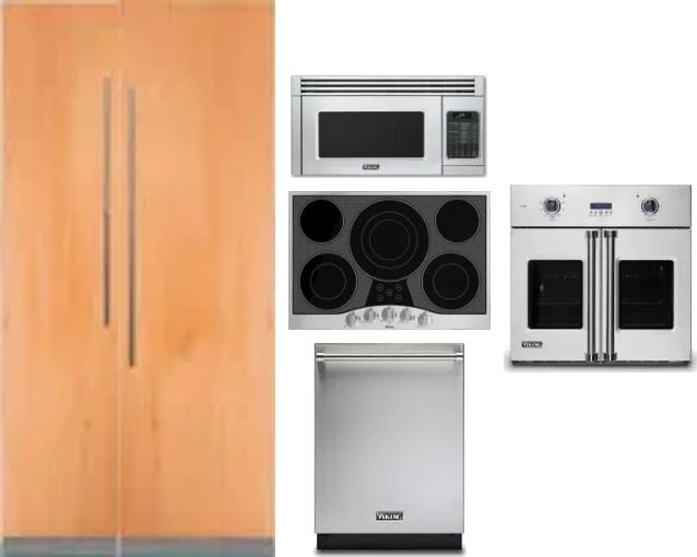 6 Piece Package Includes Refrigerator, Freezer, Cooktop, Wall Oven, Microwave And Dishwasher