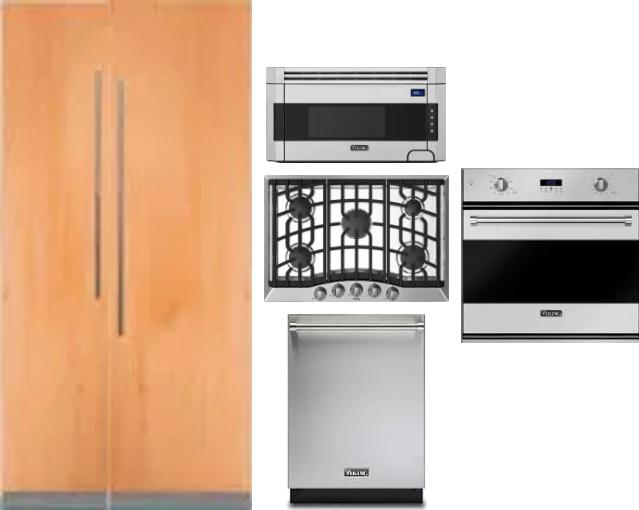 6 Piece Package Includes Refrigerator, Freezer, Cooktop, Wall Oven, Microwave And Dishwasher