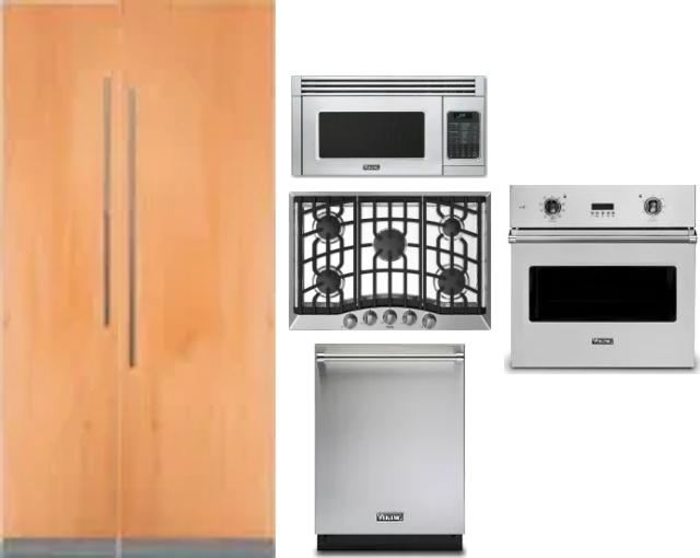 6 Piece Package Includes Refrigerator, Freezer, Cooktop, Wall Oven, Microwave And Dishwasher