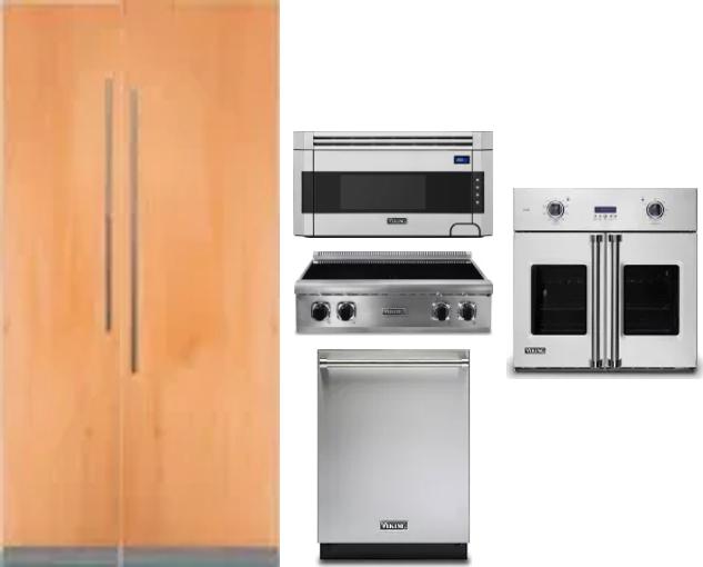 6 Piece Package Includes Refrigerator, Freezer, Cooktop, Wall Oven, Microwave And Dishwasher
