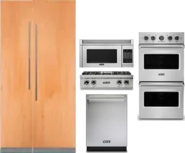 6 Piece Package Includes Refrigerator, Freezer, Cooktop, Wall Oven, Microwave And Dishwasher