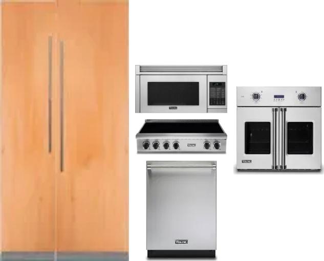 6 Piece Package Includes Refrigerator, Freezer, Cooktop, Wall Oven, Microwave And Dishwasher