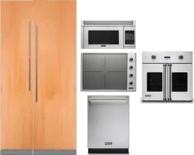 6 Piece Package Includes Refrigerator, Freezer, Cooktop, Wall Oven, Microwave And Dishwasher