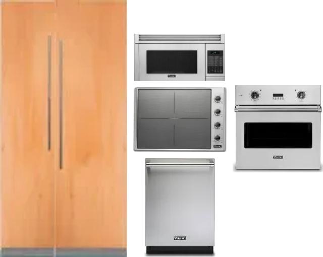 6 Piece Package Includes Refrigerator, Freezer, Cooktop, Wall Oven, Microwave And Dishwasher