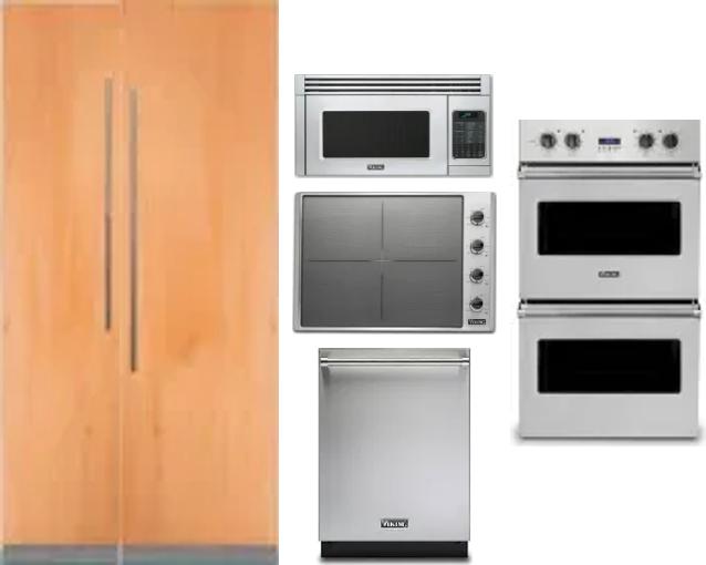 6 Piece Package Includes Refrigerator, Freezer, Cooktop, Wall Oven, Microwave And Dishwasher