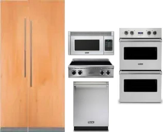6 Piece Package Includes Refrigerator, Freezer, Cooktop, Wall Oven, Microwave And Dishwasher
