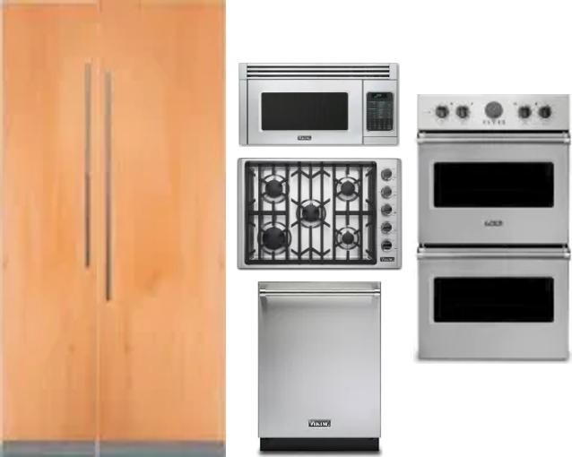 6 Piece Package Includes Refrigerator, Freezer, Cooktop, Wall Oven, Microwave And Dishwasher