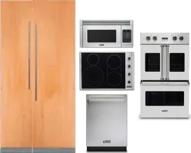 6 Piece Package Includes Refrigerator, Freezer, Cooktop, Wall Oven, Microwave And Dishwasher