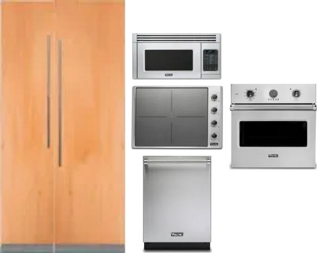 6 Piece Package Includes Refrigerator, Freezer, Cooktop, Wall Oven, Microwave And Dishwasher