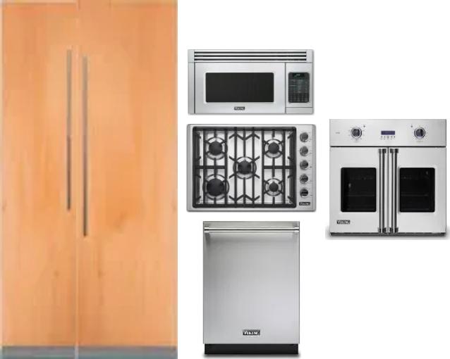 6 Piece Package Includes Refrigerator, Freezer, Cooktop, Wall Oven, Microwave And Dishwasher