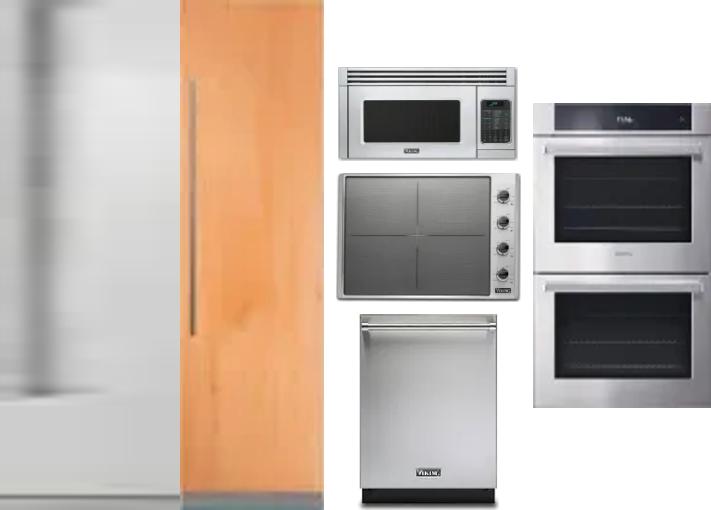 6 Piece Package Includes Refrigerator, Freezer, Cooktop, Wall Oven, Microwave And Dishwasher