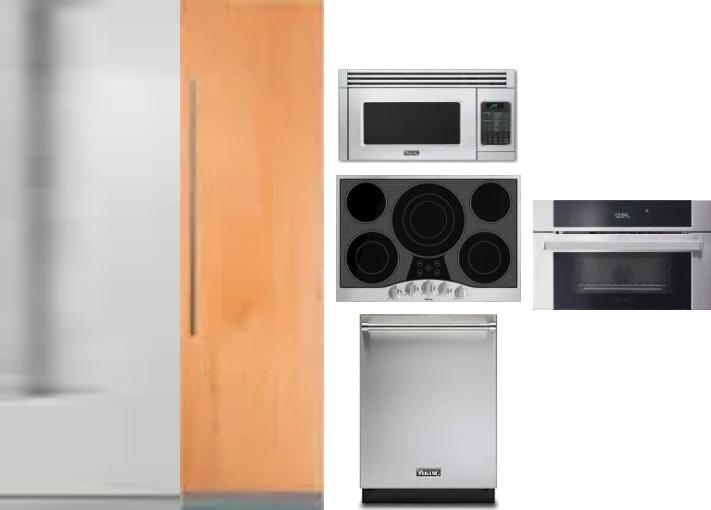 6 Piece Package Includes Refrigerator, Freezer, Cooktop, Wall Oven, Microwave And Dishwasher