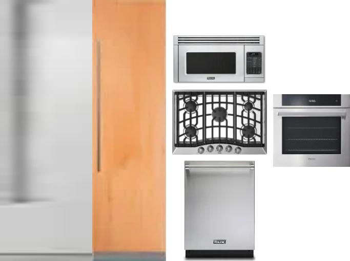 6 Piece Package Includes Refrigerator, Freezer, Cooktop, Wall Oven, Microwave And Dishwasher