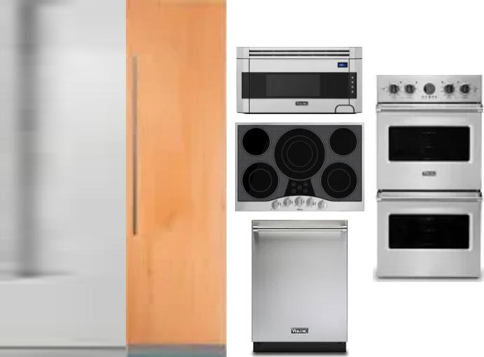 6 Piece Package Includes Refrigerator, Freezer, Cooktop, Wall Oven, Microwave And Dishwasher