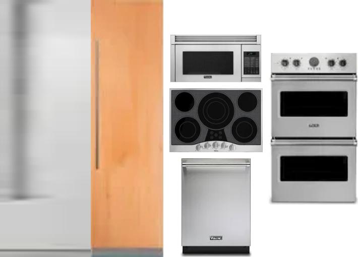 6 Piece Package Includes Refrigerator, Freezer, Cooktop, Wall Oven, Microwave And Dishwasher