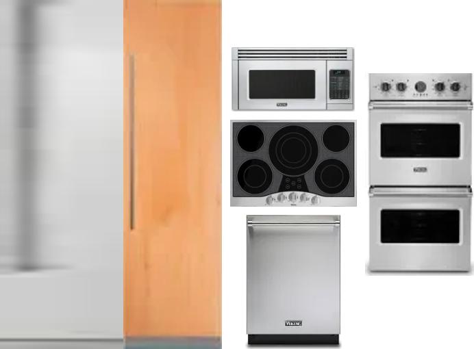 6 Piece Package Includes Refrigerator, Freezer, Cooktop, Wall Oven, Microwave And Dishwasher