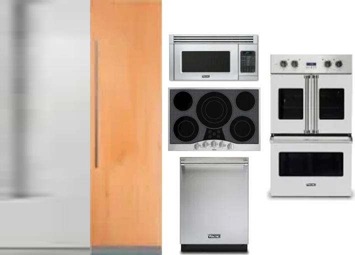 6 Piece Package Includes Refrigerator, Freezer, Cooktop, Wall Oven, Microwave And Dishwasher