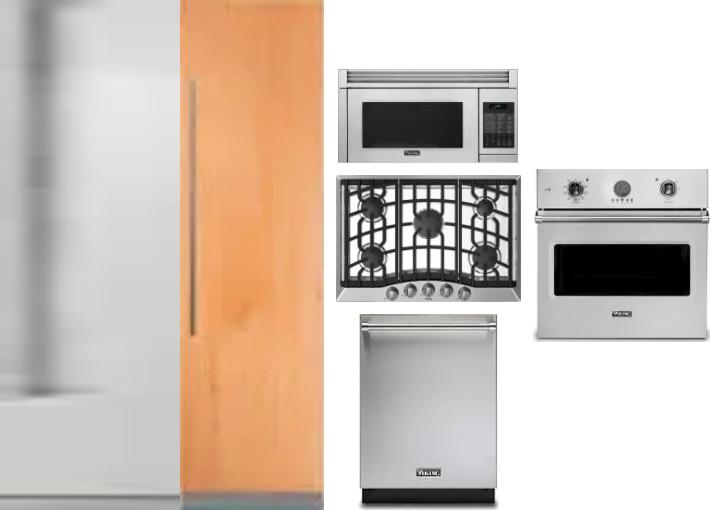 6 Piece Package Includes Refrigerator, Freezer, Cooktop, Wall Oven, Microwave And Dishwasher