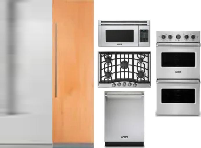 6 Piece Package Includes Refrigerator, Freezer, Cooktop, Wall Oven, Microwave And Dishwasher