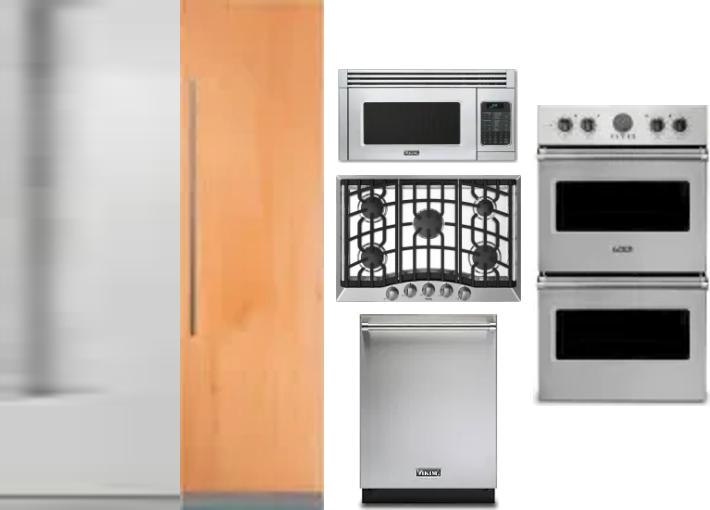 6 Piece Package Includes Refrigerator, Freezer, Cooktop, Wall Oven, Microwave And Dishwasher