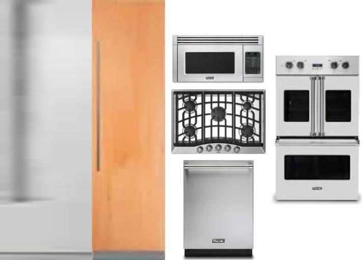 6 Piece Package Includes Refrigerator, Freezer, Cooktop, Wall Oven, Microwave And Dishwasher