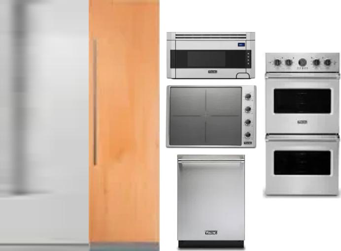 6 Piece Package Includes Refrigerator, Freezer, Cooktop, Wall Oven, Microwave And Dishwasher