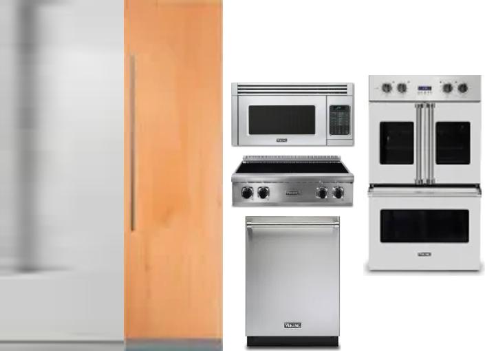 6 Piece Package Includes Refrigerator, Freezer, Cooktop, Wall Oven, Microwave And Dishwasher