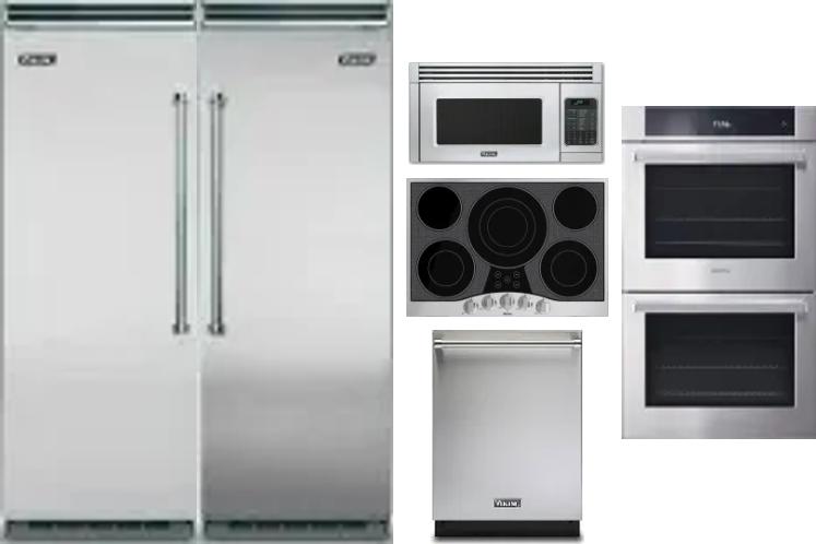 6 Piece Package Includes Refrigerator, Freezer, Cooktop, Wall Oven, Microwave And Dishwasher