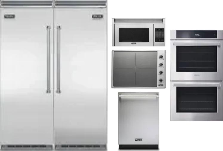 6 Piece Package Includes Refrigerator, Freezer, Cooktop, Wall Oven, Microwave And Dishwasher