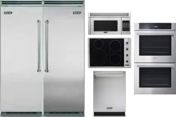 6 Piece Package Includes Refrigerator, Freezer, Cooktop, Wall Oven, Microwave And Dishwasher