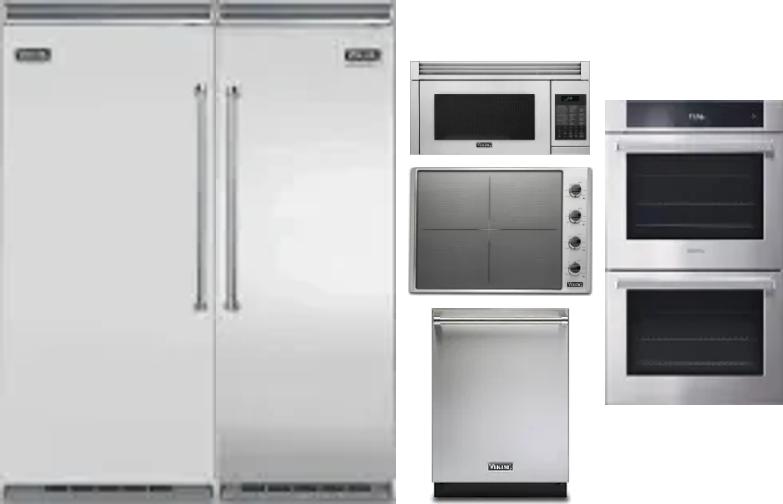6 Piece Package Includes Refrigerator, Freezer, Cooktop, Wall Oven, Microwave And Dishwasher