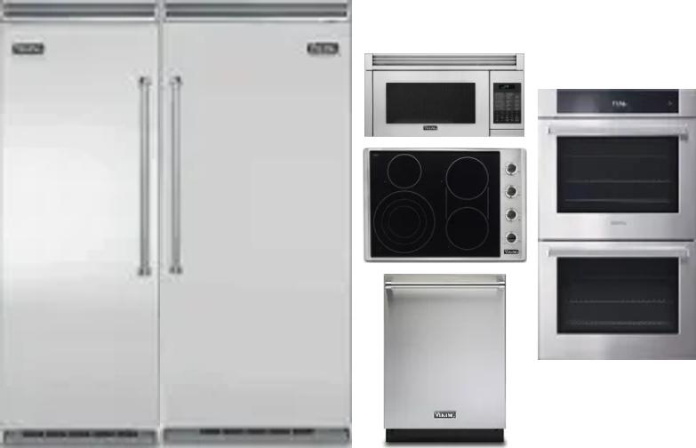 6 Piece Package Includes Refrigerator, Freezer, Cooktop, Wall Oven, Microwave And Dishwasher
