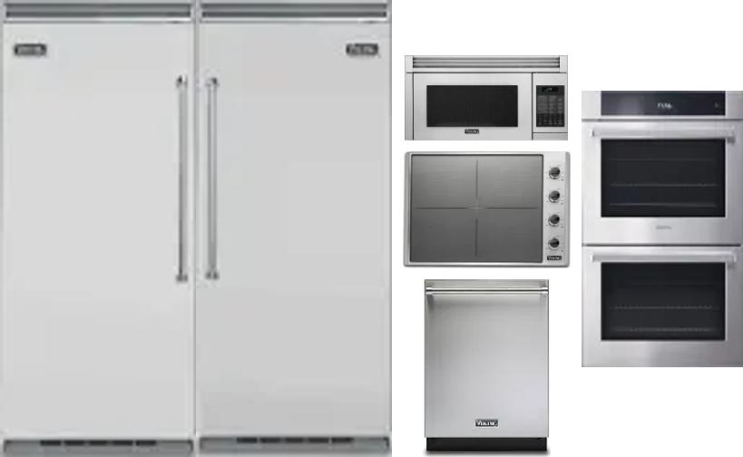 6 Piece Package Includes Refrigerator, Freezer, Cooktop, Wall Oven, Microwave And Dishwasher
