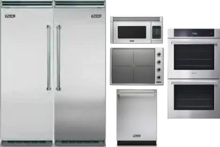 6 Piece Package Includes Refrigerator, Freezer, Cooktop, Wall Oven, Microwave And Dishwasher