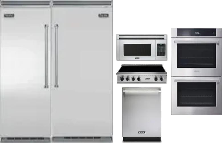 6 Piece Package Includes Refrigerator, Freezer, Cooktop, Wall Oven, Microwave And Dishwasher