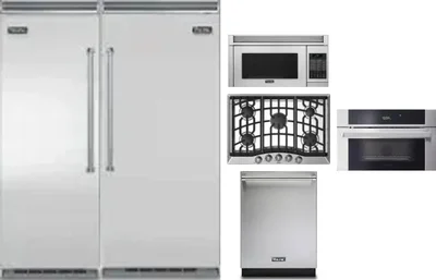 6 Piece Package Includes Refrigerator, Freezer, Cooktop, Wall Oven, Microwave And Dishwasher