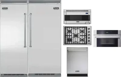 6 Piece Package Includes Refrigerator, Freezer, Cooktop, Wall Oven, Microwave And Dishwasher