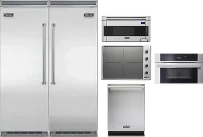 6 Piece Package Includes Refrigerator, Freezer, Cooktop, Wall Oven, Microwave And Dishwasher