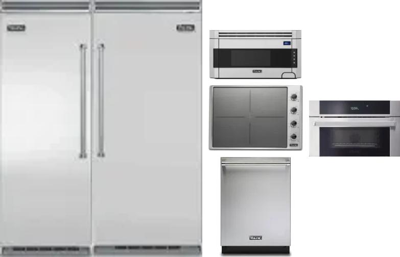 6 Piece Package Includes Refrigerator, Freezer, Cooktop, Wall Oven, Microwave And Dishwasher