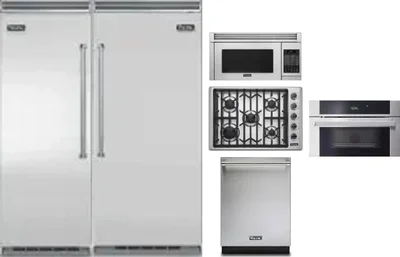 6 Piece Package Includes Refrigerator, Freezer, Cooktop, Wall Oven, Microwave And Dishwasher