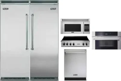 6 Piece Package Includes Refrigerator, Freezer, Cooktop, Wall Oven, Microwave And Dishwasher