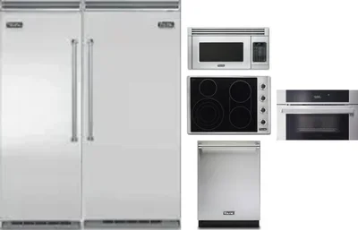 6 Piece Package Includes Refrigerator, Freezer, Cooktop, Wall Oven, Microwave And Dishwasher