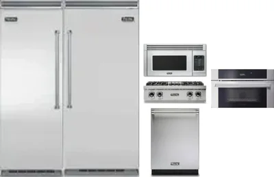 6 Piece Package Includes Refrigerator, Freezer, Cooktop, Wall Oven, Microwave And Dishwasher