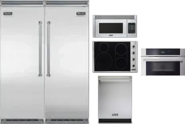 6 Piece Package Includes Refrigerator, Freezer, Cooktop, Wall Oven, Microwave And Dishwasher